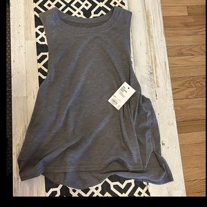 NWT Grey muscle tee